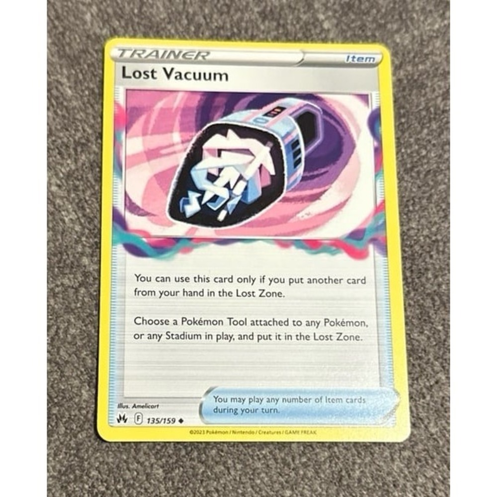Lost Vacuum Trainer Pokémon card